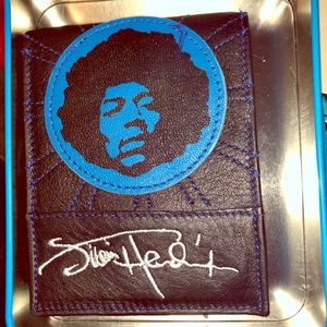 New Jimi Hendrix Leather Wallet